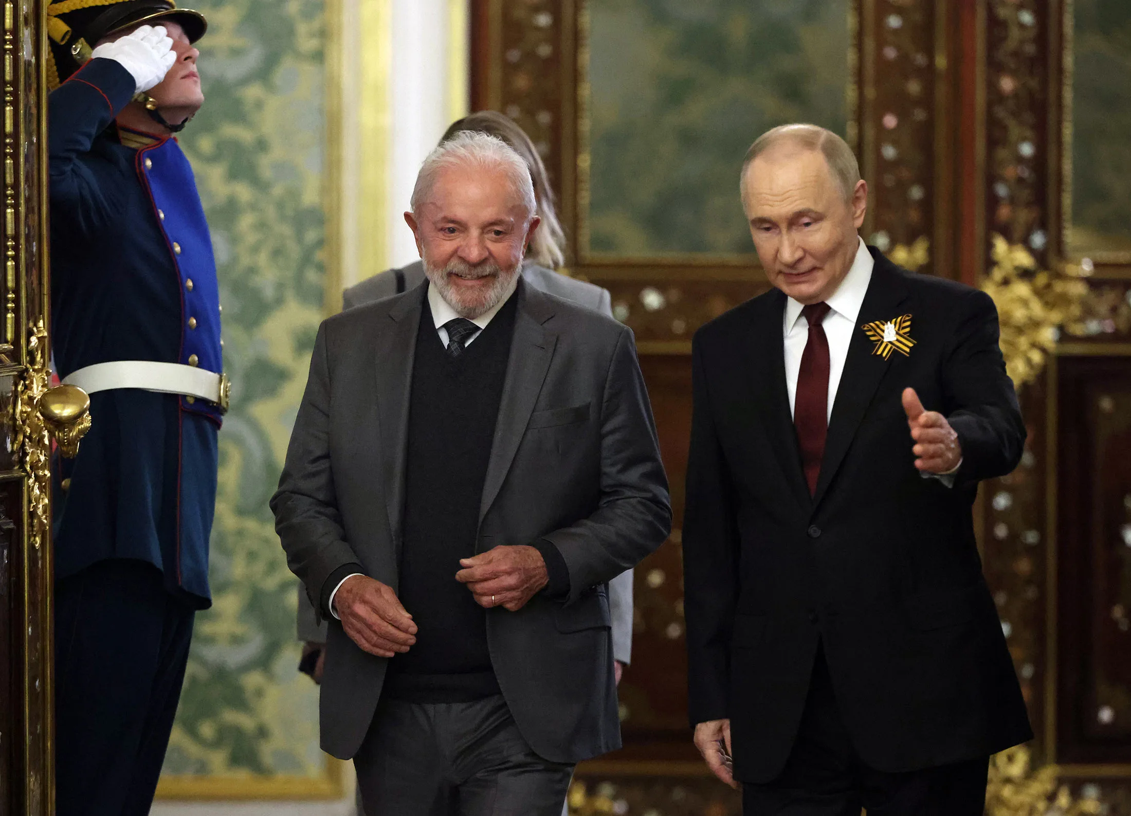 Lula e Vladimir Putin