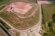 Foto aérea mostra instalações do Ciclus Ambiental, maior aterro sanitário do país