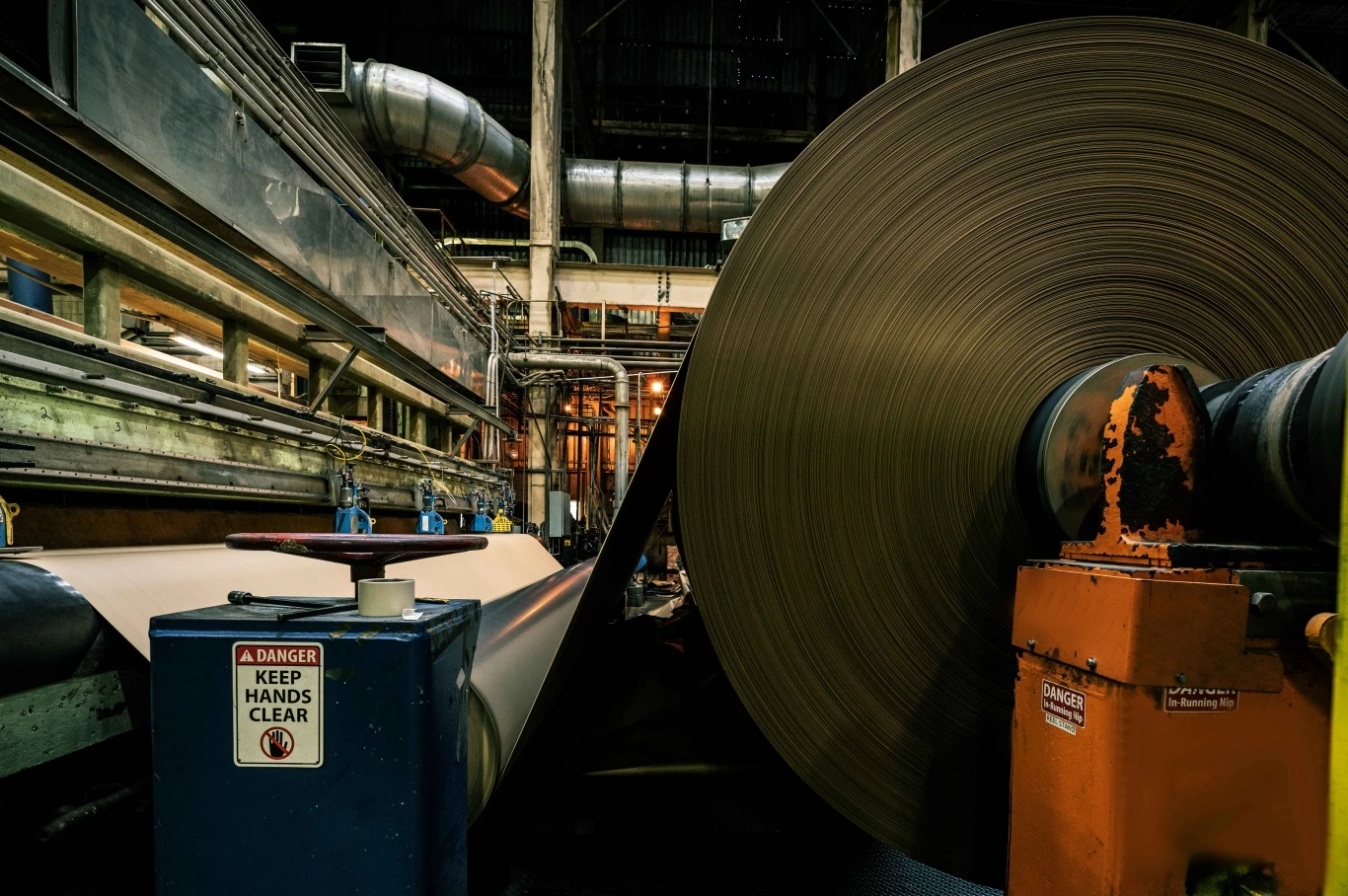 Imagem da fábrica da International Paper
