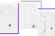 A Lacoste lançou uma coleção de roupas de edição limitada com um logo de cabra para homenagear Djokovic