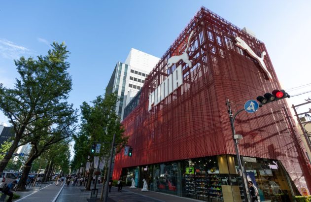 Fachada de loja da Puma