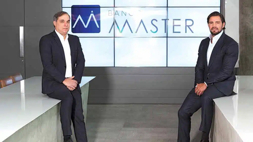 Augusto Lima e Daniel Vorcaro, do Banco Master 