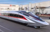 Trem produzido pela CRRC