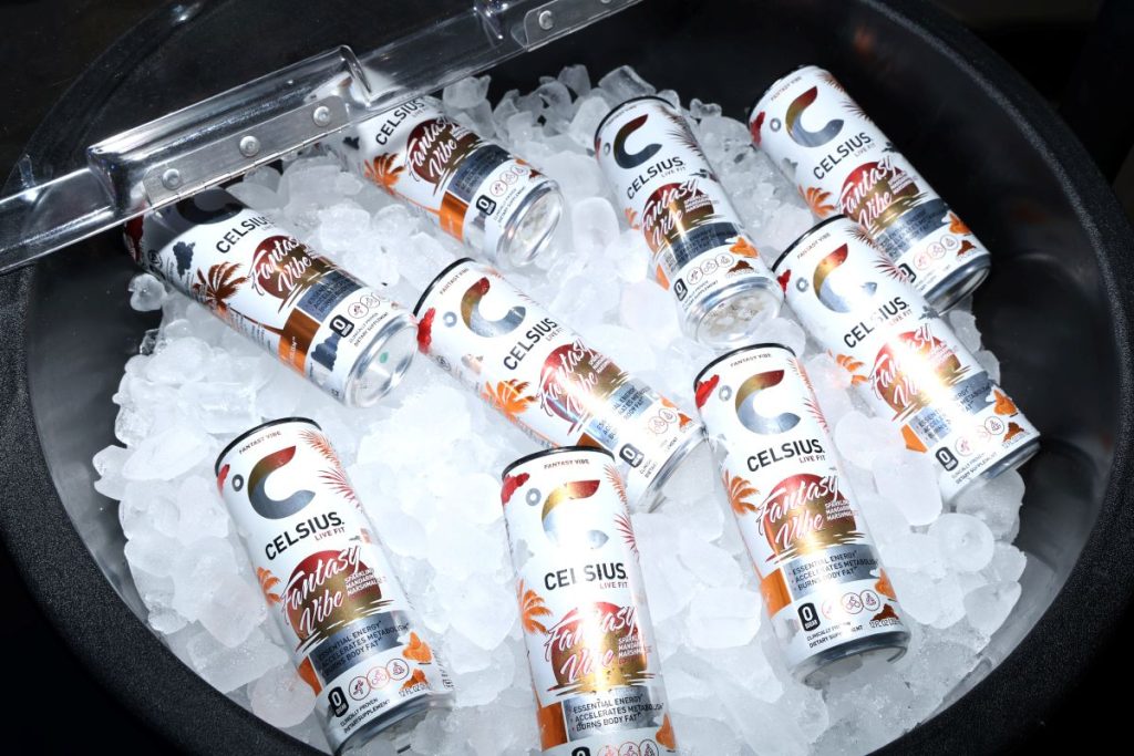 Imagem de latas do energético Celsius