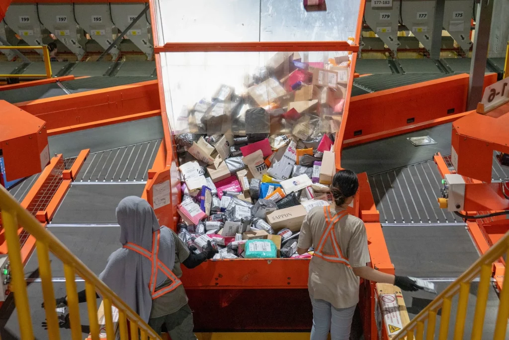 Centro de distribuição da Shopee