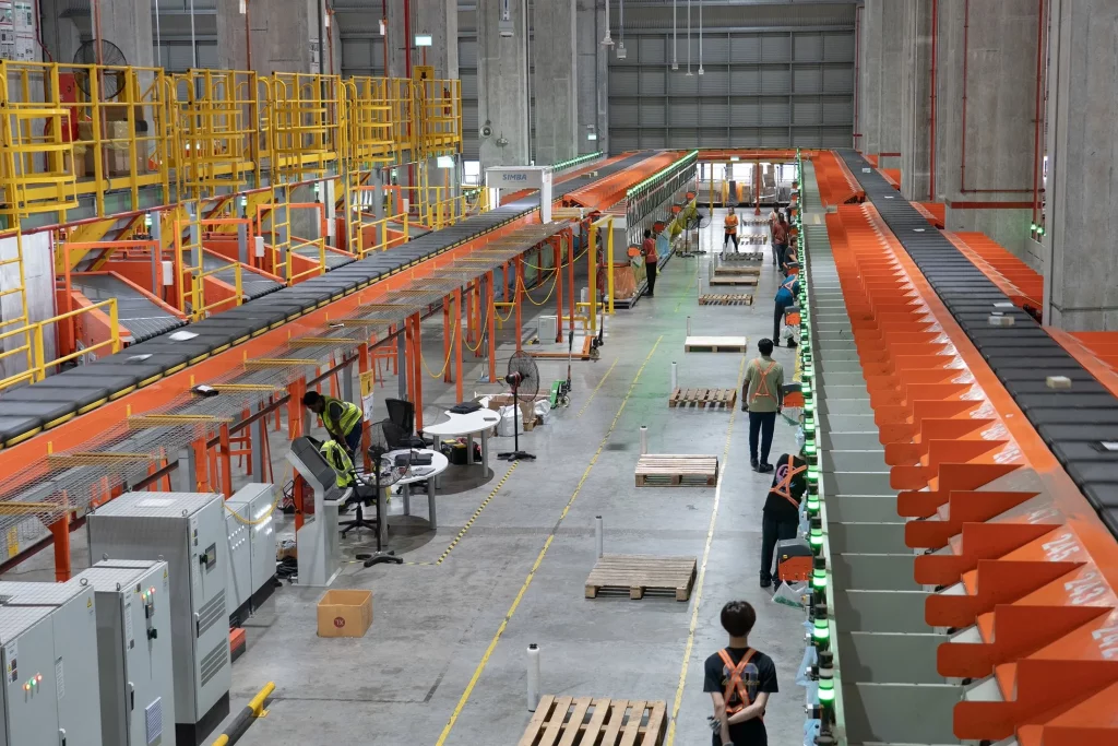 Centro de distribuição da Shopee