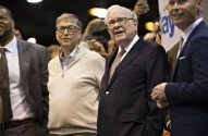 Os bilionários Bill Gates e Warren Buffett
