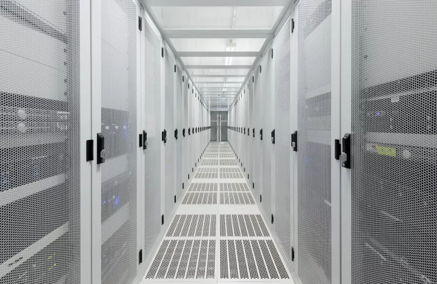 Corredor de um data center