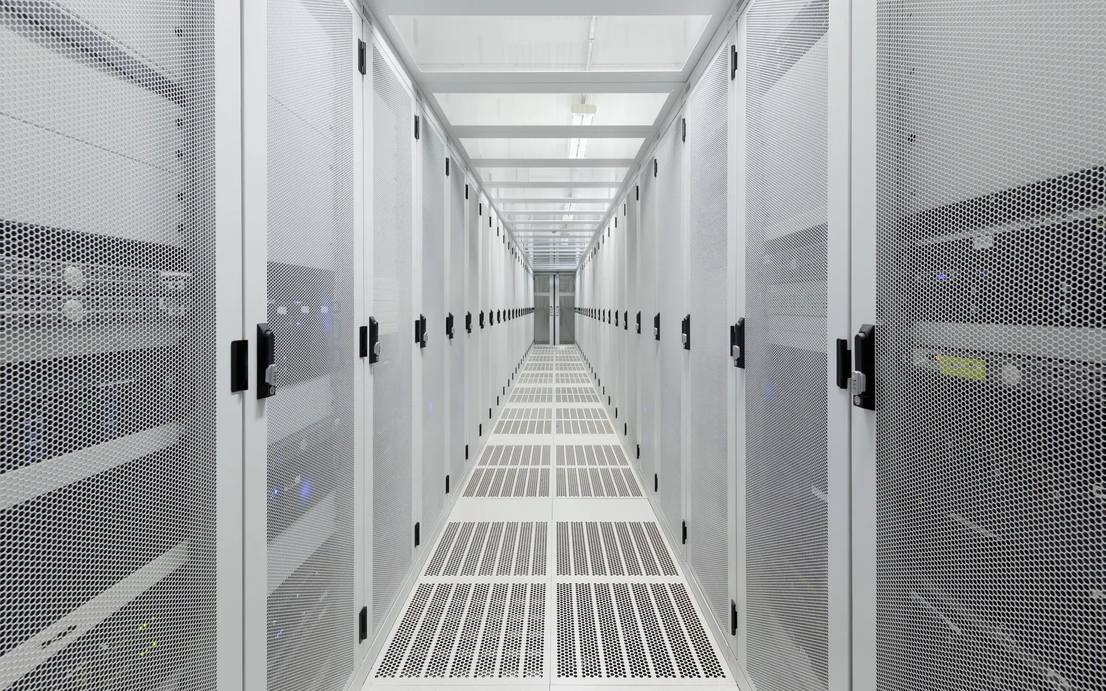 Corredor de um data center