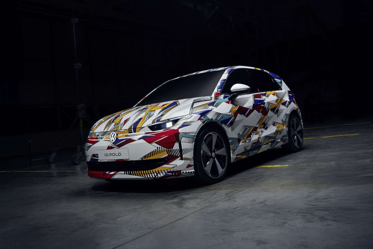 Carro camufaldo da Volkswagen