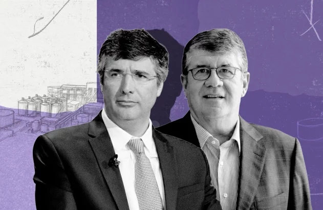 André Esteves e Rubens Omettos, controladores da Cosan