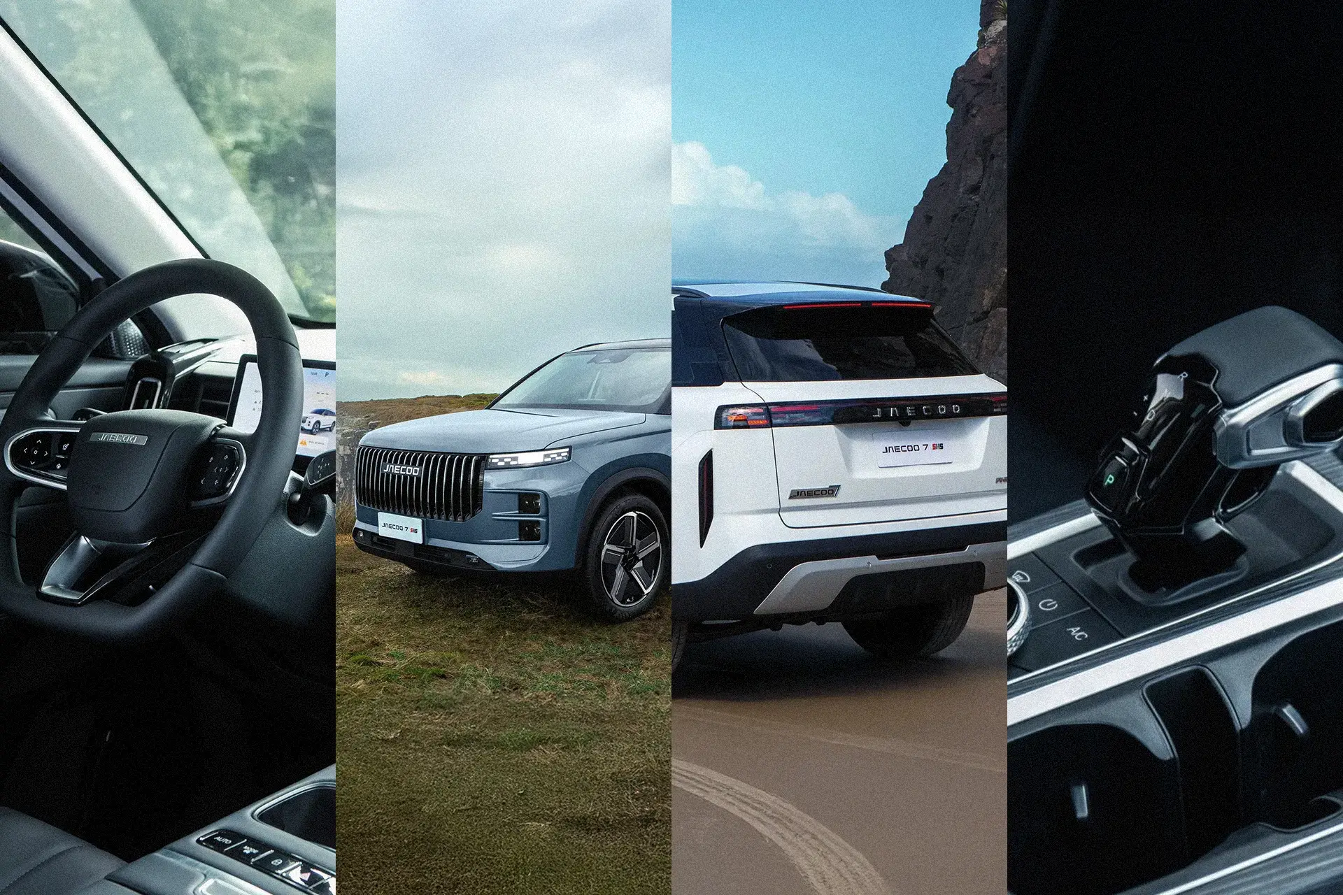 diversos carros elétricos da nova geração