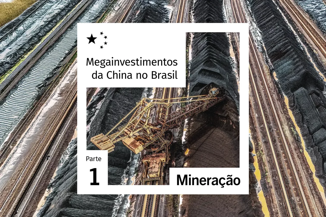 cenas de mineração