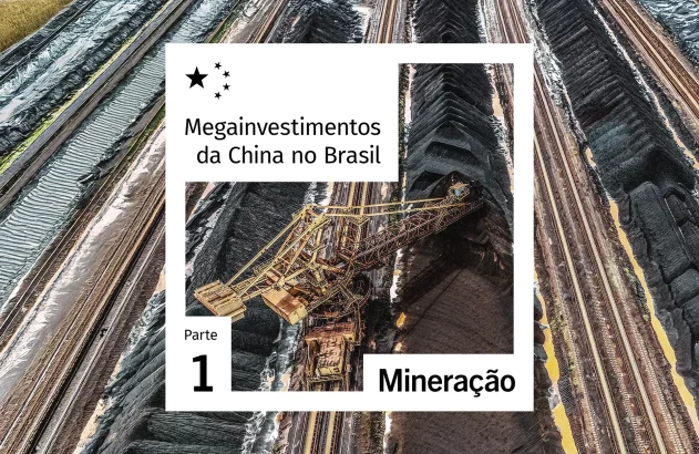 cenas de mineração