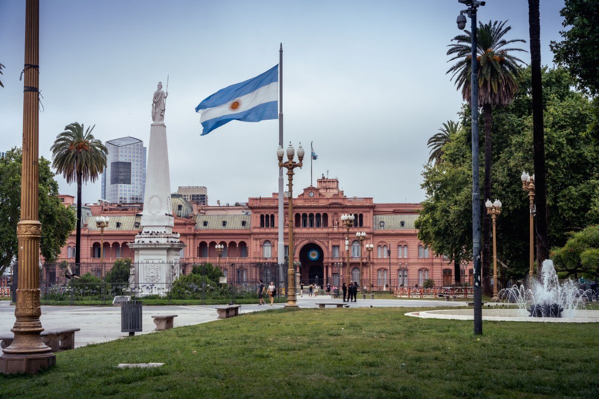 Imagem da Casa rosada, em buenos aires, Argentina