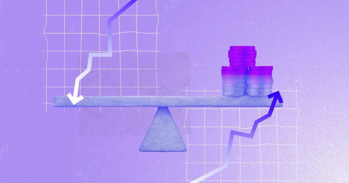 Ilustração sobre concentração e diversificação de índice de ações