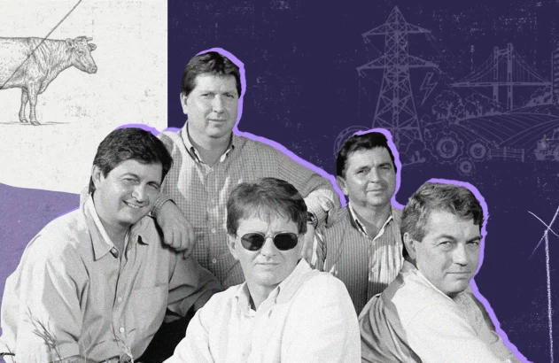 A família Bertin, hoje controladores do Grupo Heber