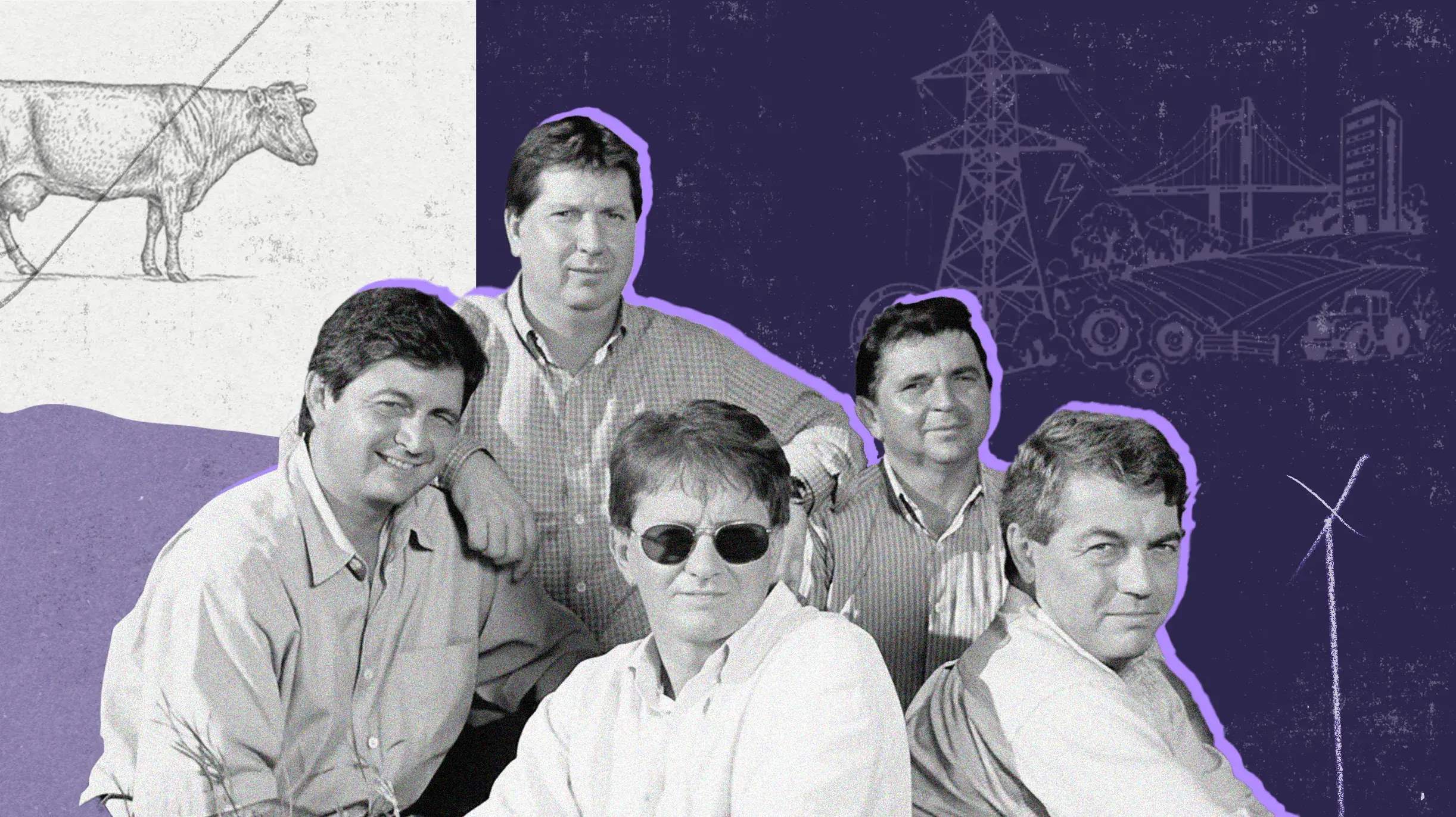 A família Bertin, hoje controladores do Grupo Heber