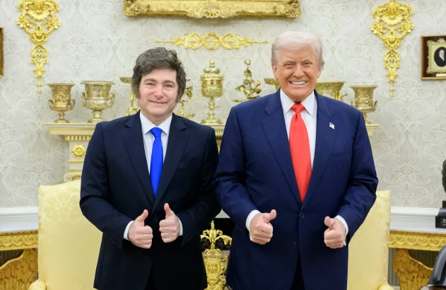 Donald Trump e Javier Milei se reuniram na Casa Branca