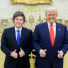 Donald Trump e Javier Milei se reuniram na Casa Branca