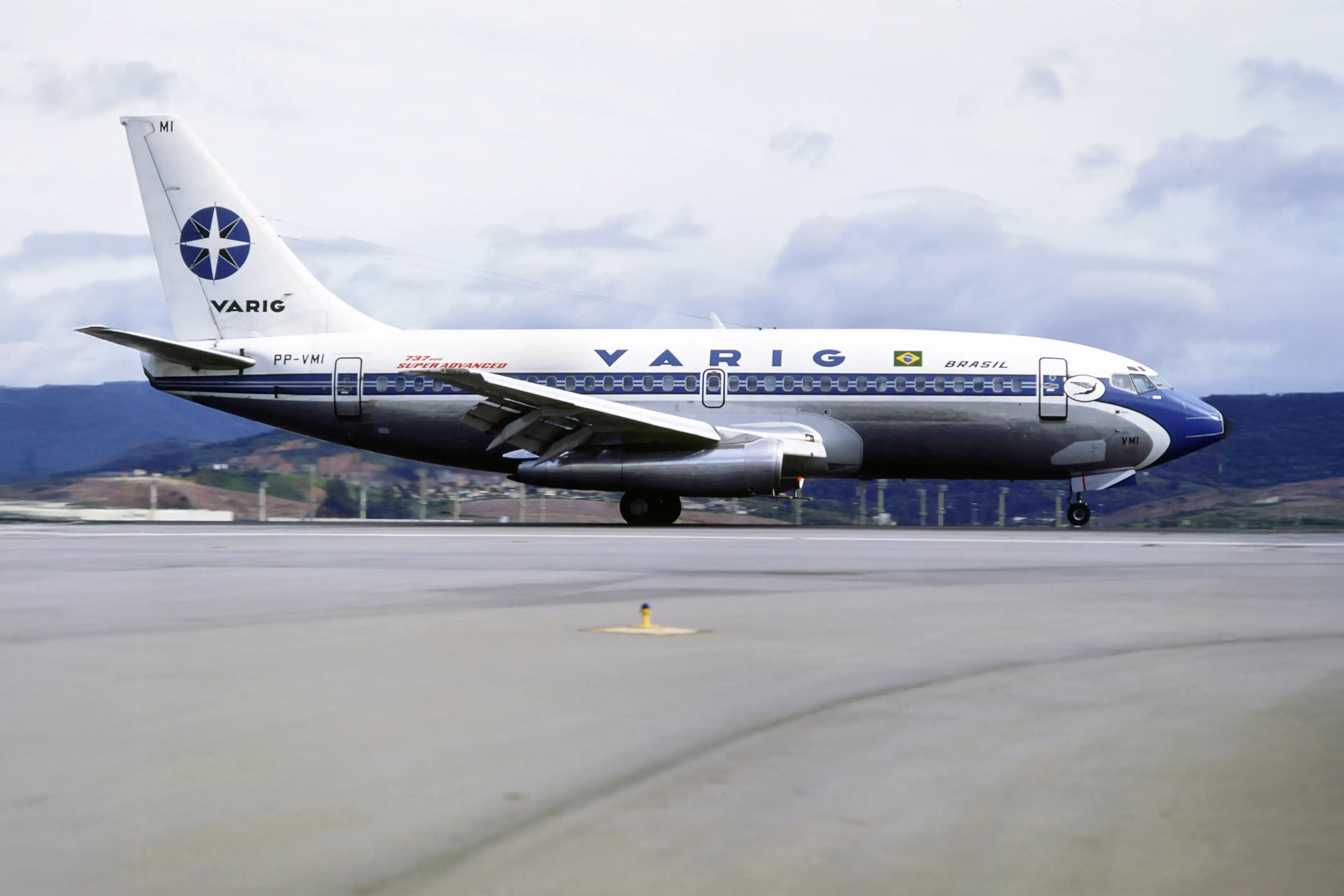 Avião da antiga Varig