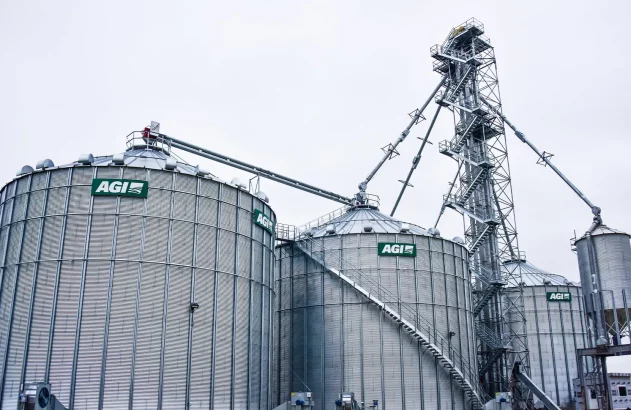 Silo construído pela canadense AGI
