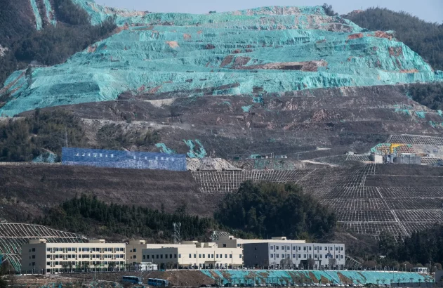 Mina de lítio Jianxiawo da CATL em Yichun, província de Jiangxi, China. Fotógrafo: Gilles Sabrie/Bloomberg