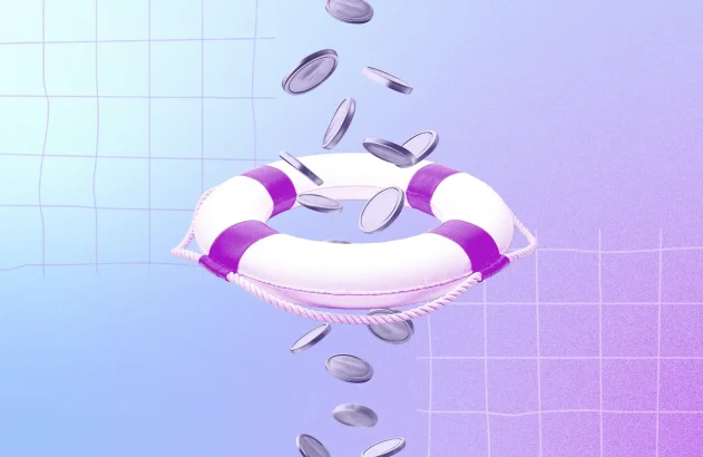 Ilustração com uma boia e moedas passando no meio dela para ilustrar reportagem sobre tributação de lucros e dividendos