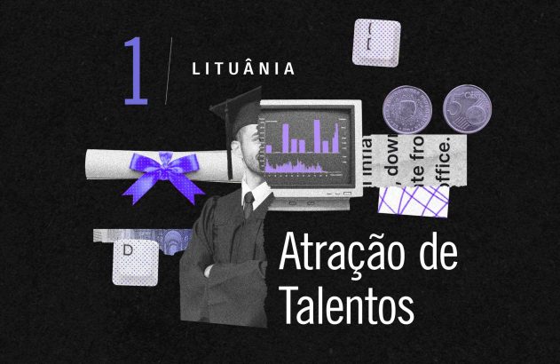 Atração de talentos na Lituânia (Ilustração: João Brito)