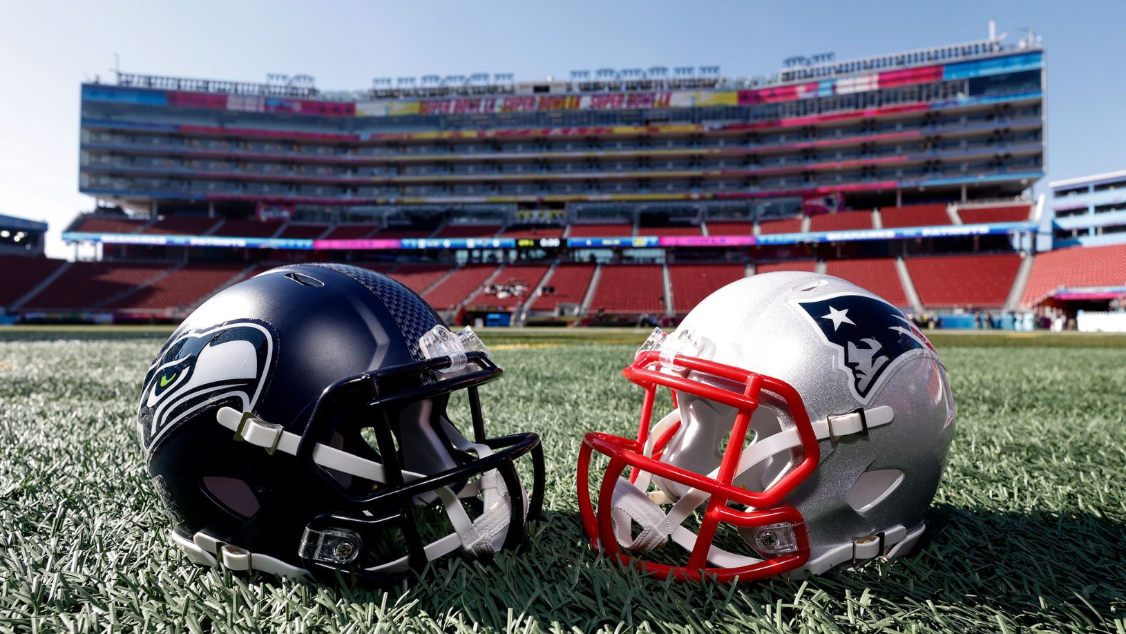 Seattle Seahawks vs New England Patriots (Bloomberg)