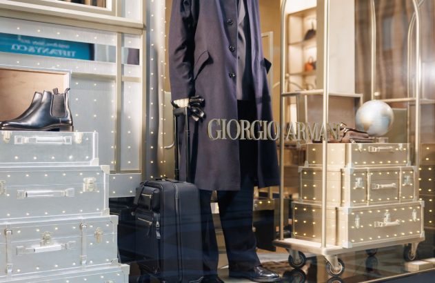 Loja da grife Giorgio Armani (Foto: Giuliano Berti/ Bloomberg)