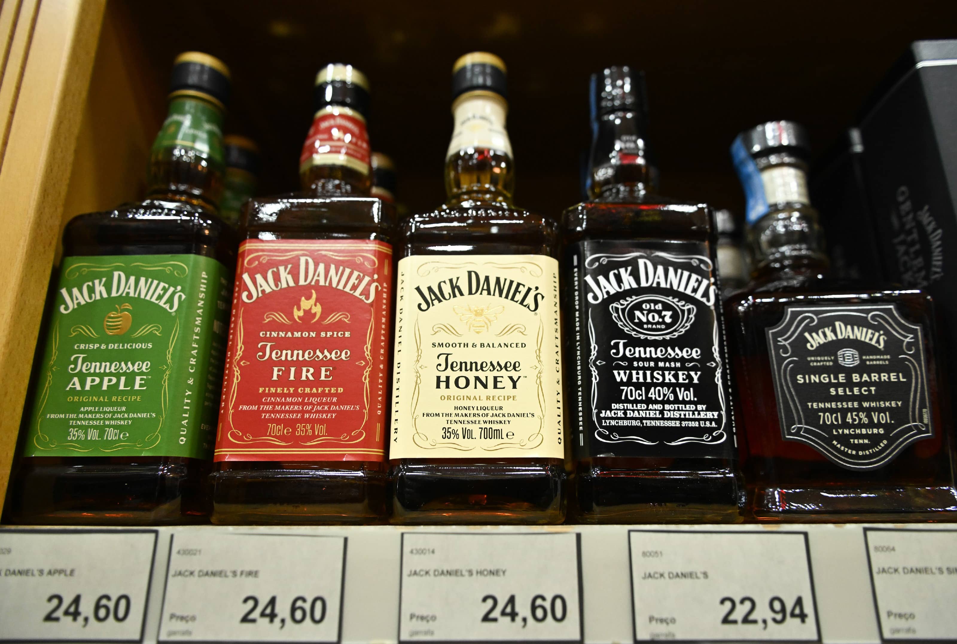 Garrafas de Jack Daniel's