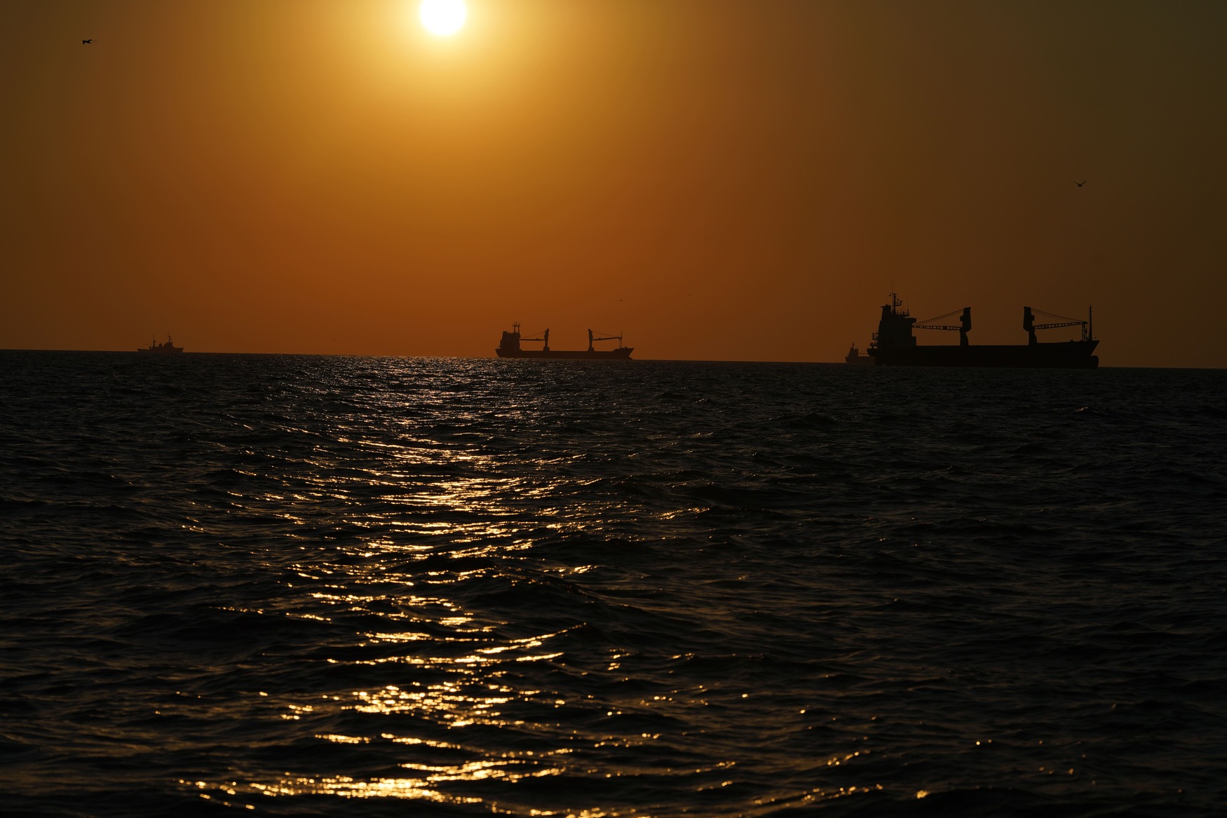 Navios no Estreito de Ormuz