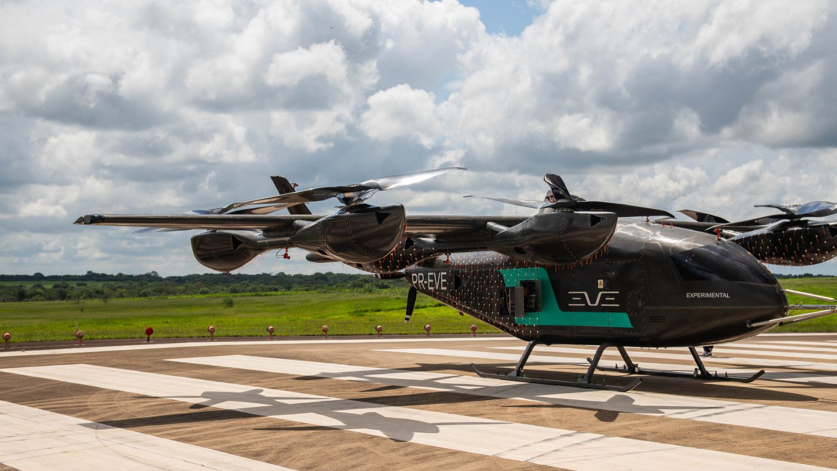 Eve: companhia da Embraer fez mais voo teste do eVTOL (Foto: Divulgação)