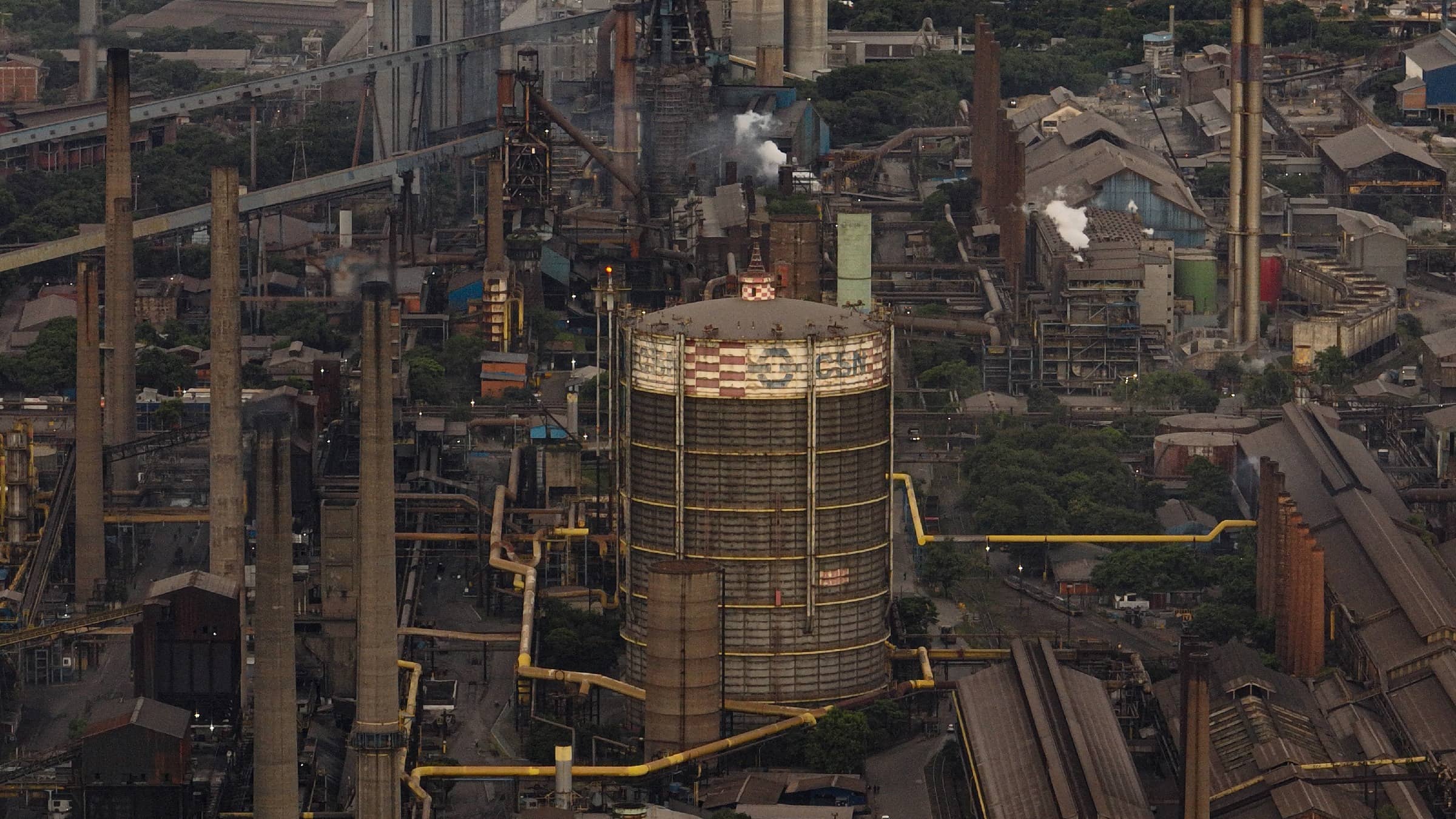 Planta da CSN em Volta Redonda, no Rio de Janeiro