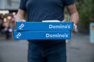 Caixas de pizza da Domino's