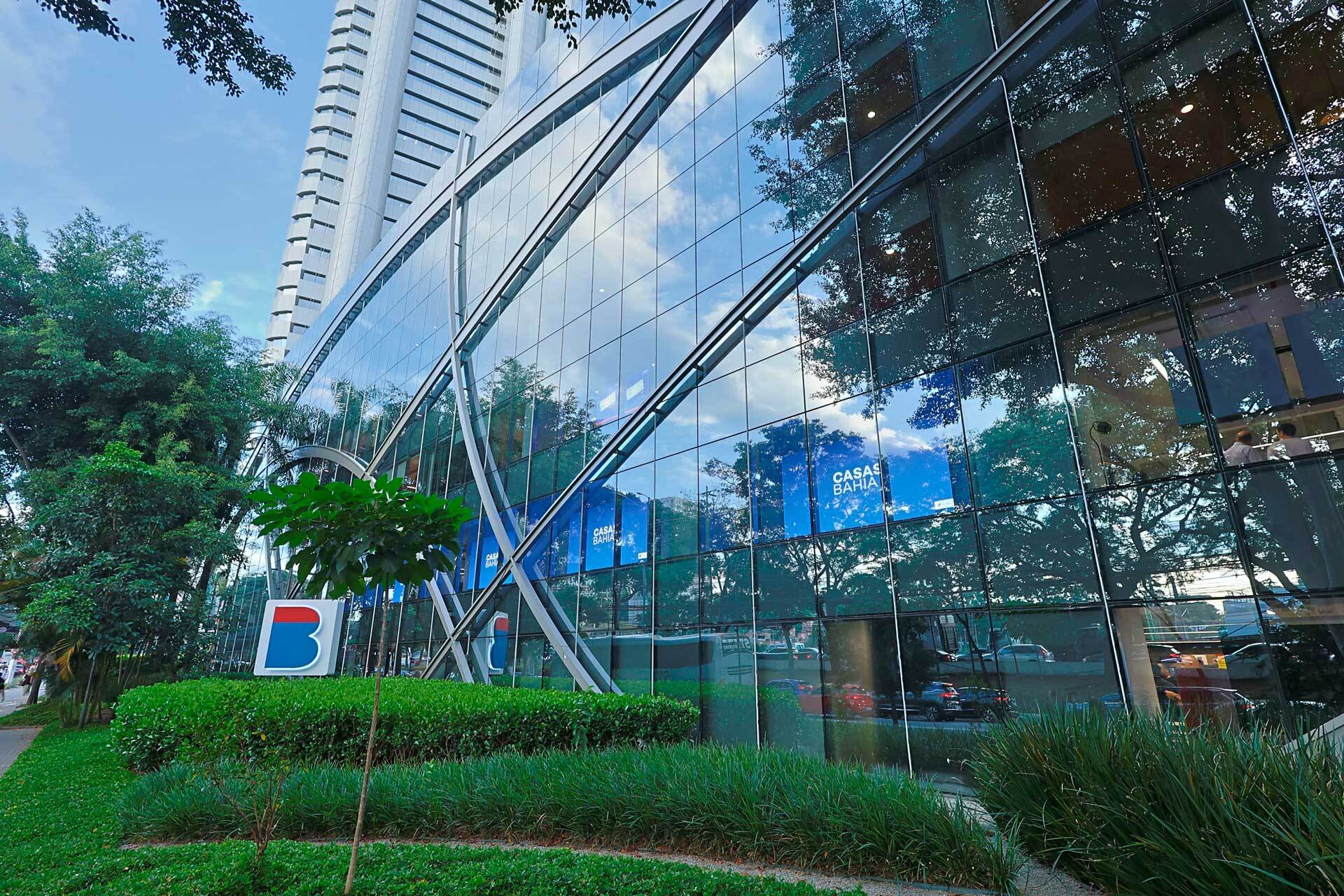 Fachada da sede das Casas Bahia