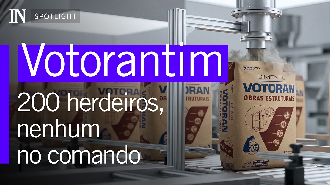 Cimento Votorantim em produção industrial.
