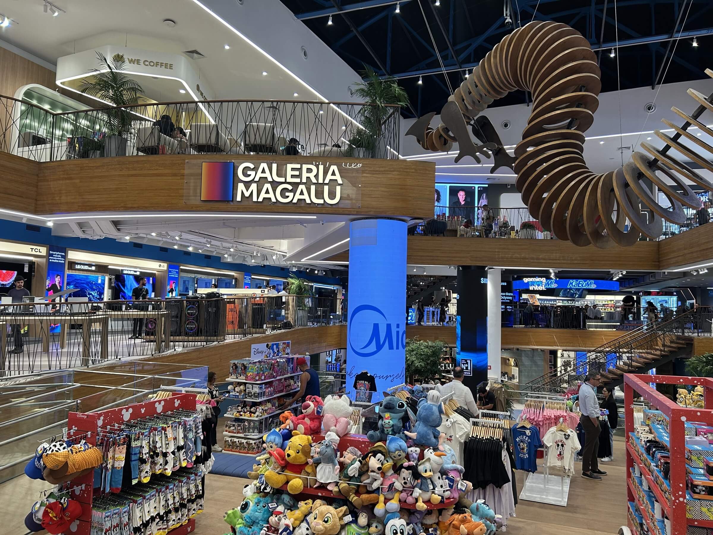 Megastore do Magalu no Conjunto Nacional em São Paulo