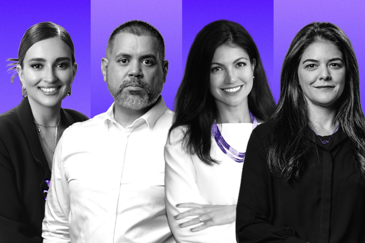 Imagem sobre a masterclass Estratégias para Viver de Renda, com Louise Barsi (AGF), Eduardo Mira (Clube FII), Marília Fontes (Nord) e Patrícia Whitaker (Nubank)