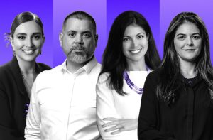Imagem sobre a masterclass Estratégias para Viver de Renda, com Louise Barsi (AGF), Eduardo Mira (Clube FII), Marília Fontes (Nord) e Patrícia Whitaker (Nubank)